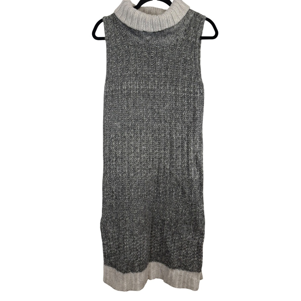 Rag & Bone Womens XS Grey Marled Knit Sleeveless Cowl Neck Sweater Dress